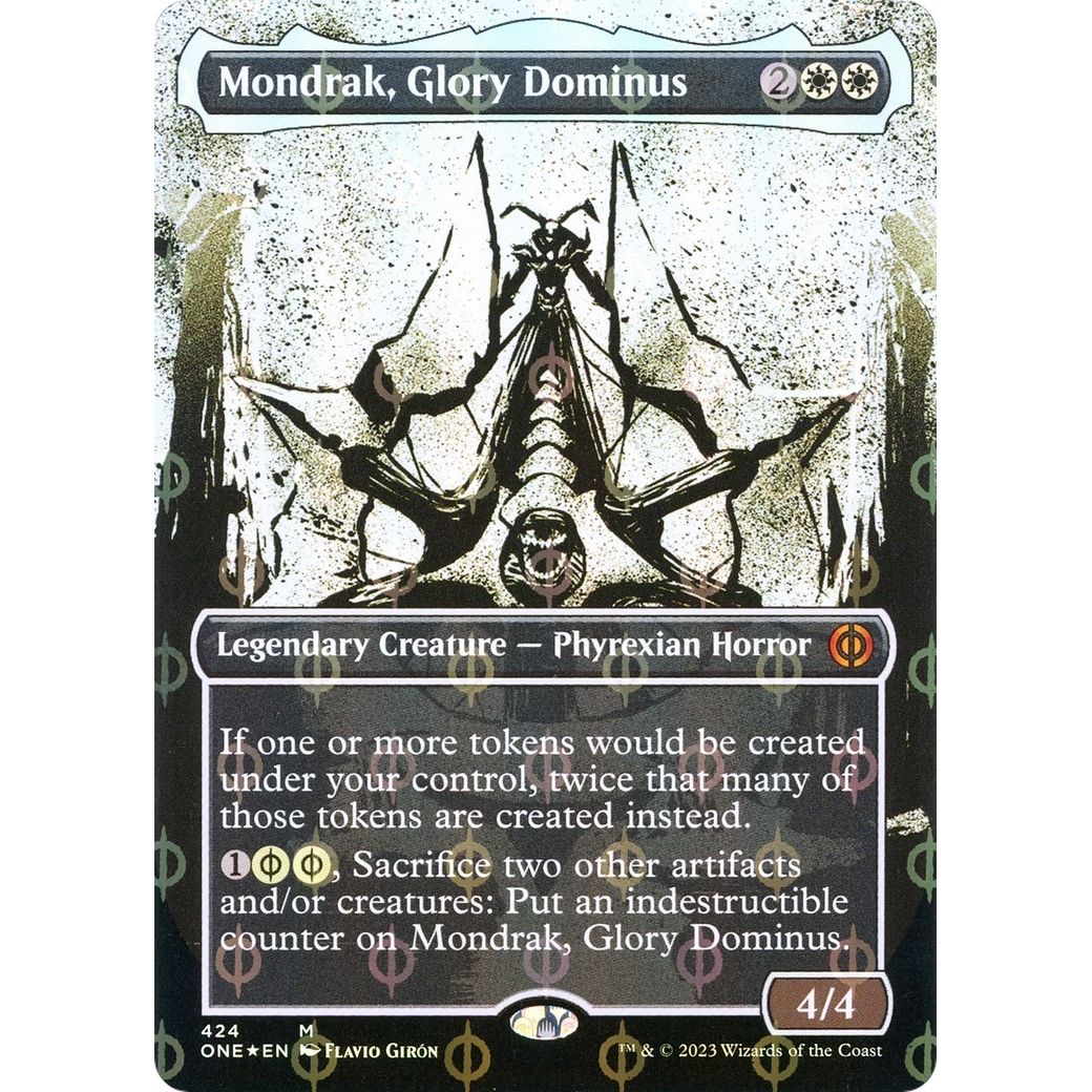 Image for Mondrak, Glory Dominus (Showcase) (Step-and-Compleat Foil) (424) (ONE) - Magic: The Gathering