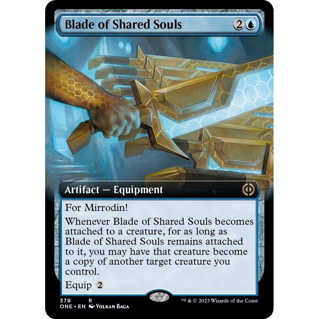 Image for Blade of Shared Souls (Extended Art) (378) (ONE) - Magic: The Gathering
