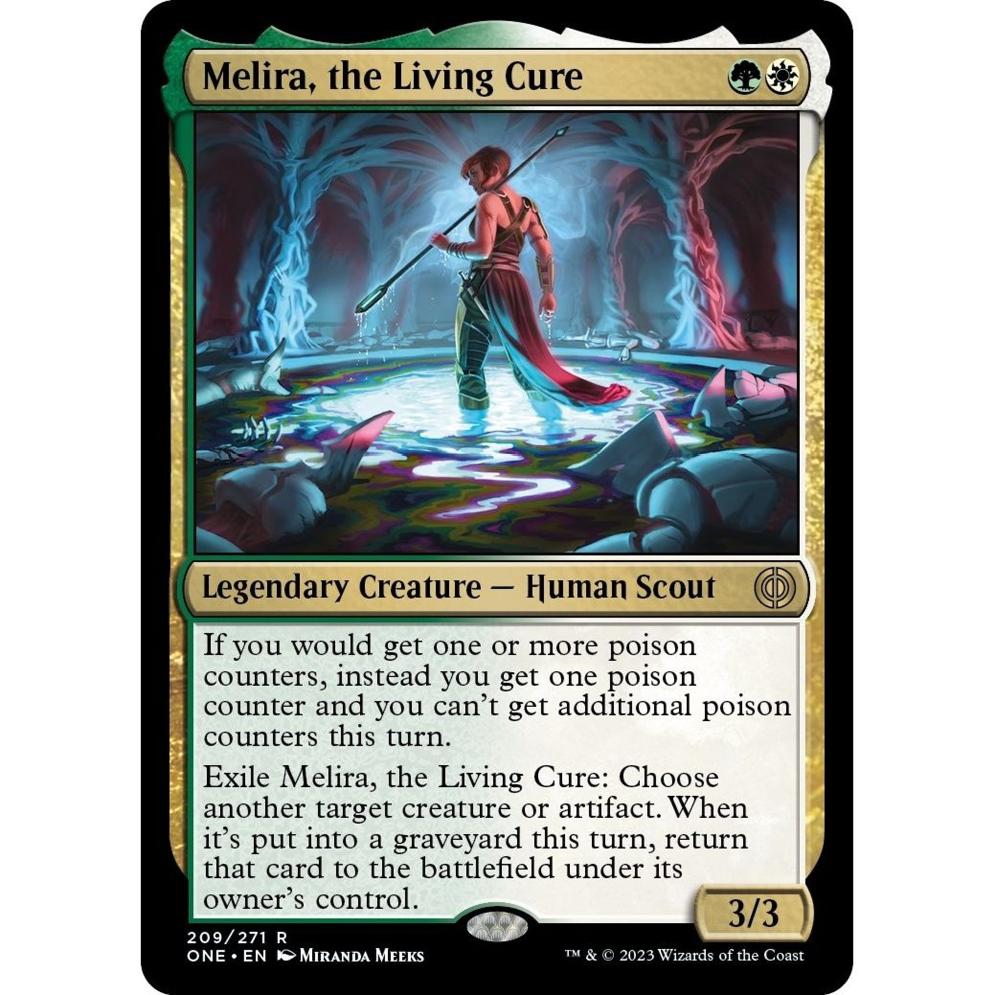 Image for Melira, the Living Cure (209) (ONE) - Magic: The Gathering