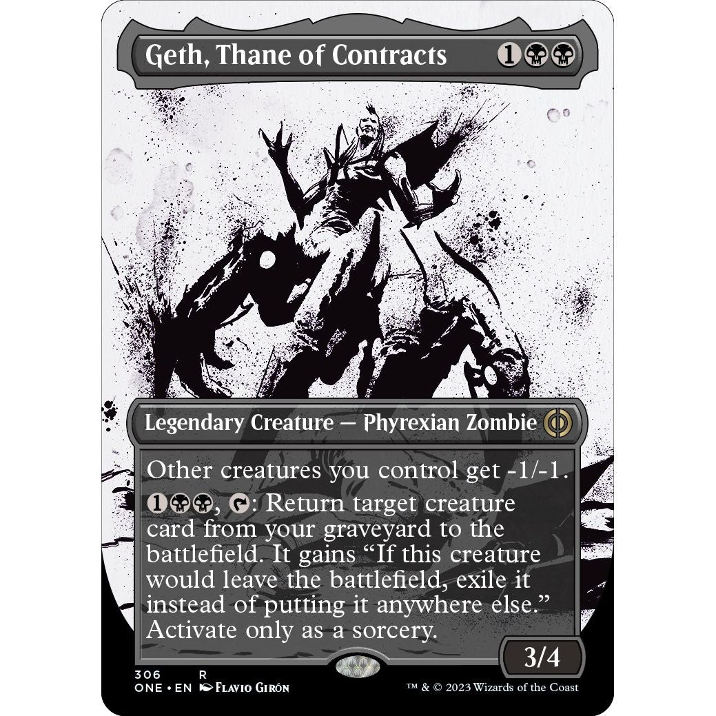 Image for Geth, Thane of Contracts (Showcase) (306) (ONE) - Magic: The Gathering