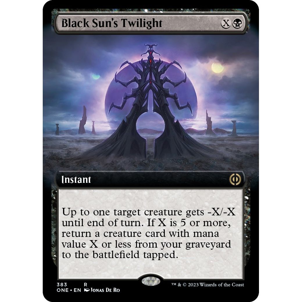 Image for Black Sun's Twilight (Extended Art) (383) (ONE) - Magic: The Gathering