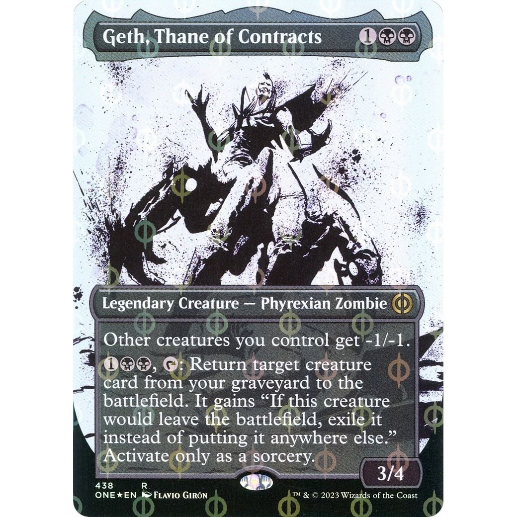 Image for Geth, Thane of Contracts (Showcase) (Step-and-Compleat Foil) (438) (ONE) - Magic: The Gathering