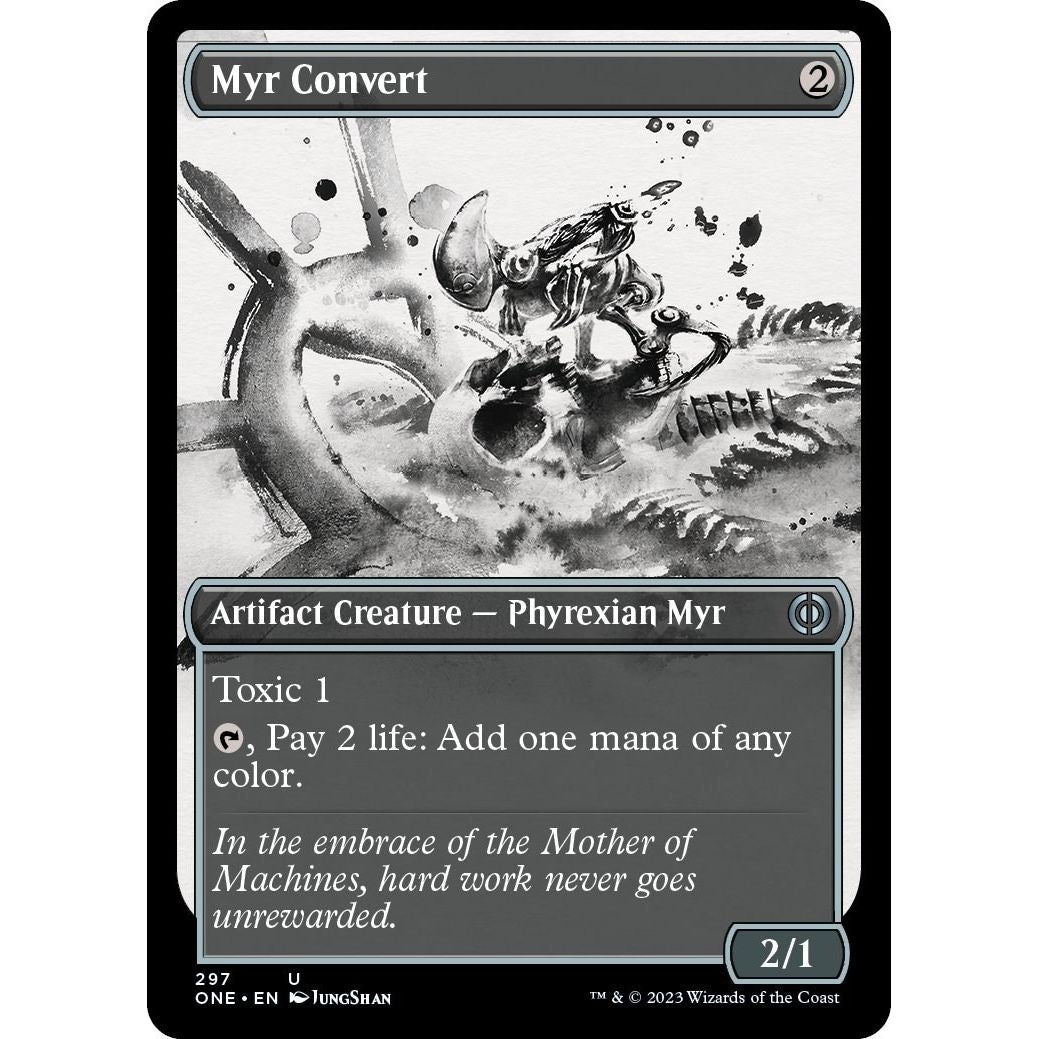 Image for Myr Convert (Showcase) (297) (ONE) - Magic: The Gathering