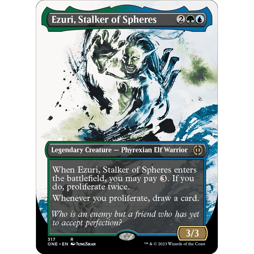 Image for Ezuri, Stalker of Spheres (Showcase) (317) (ONE) - Magic: The Gathering