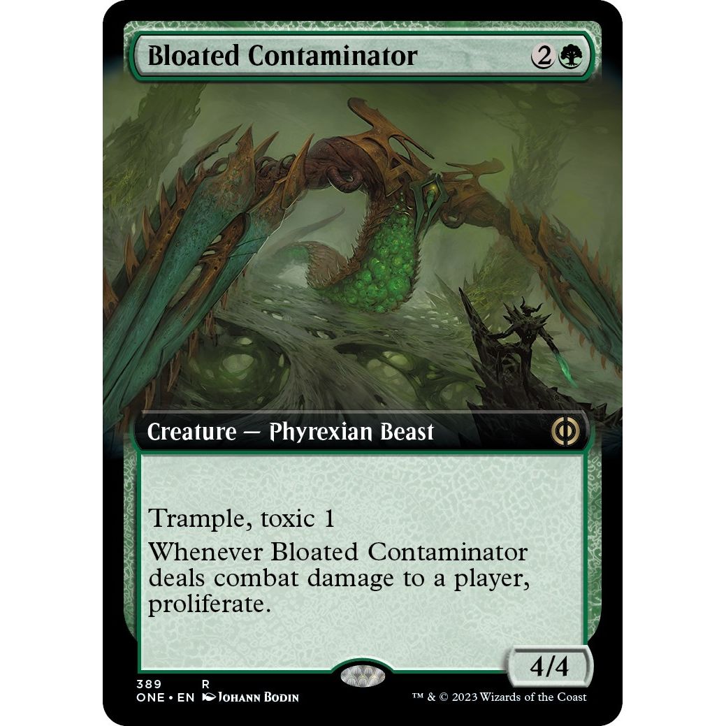 Image for Bloated Contaminator (Extended Art) (389) (ONE) - Magic: The Gathering