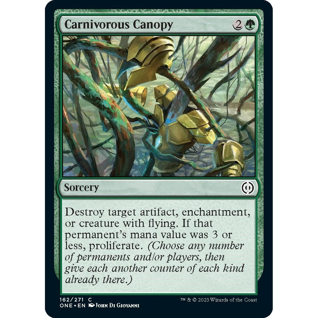 Image for Carnivorous Canopy (162) (ONE) - Magic: The Gathering