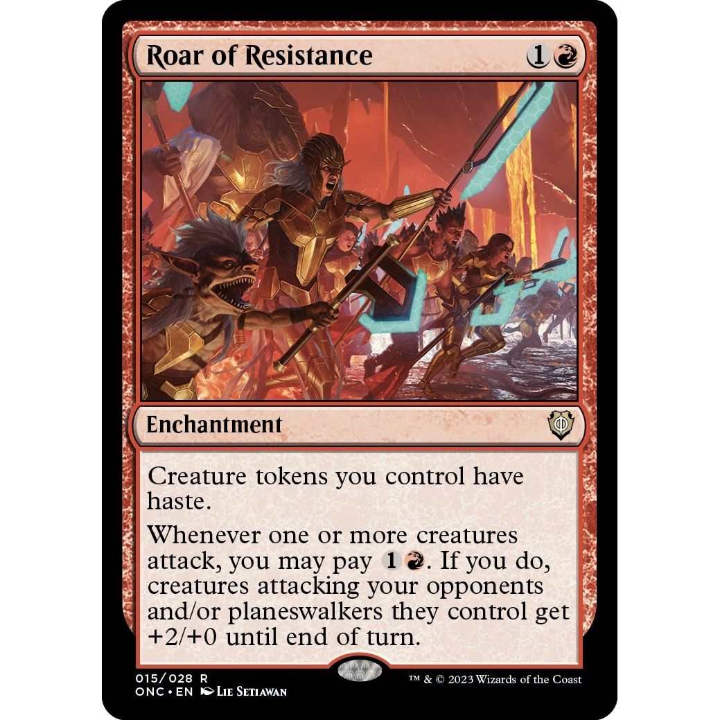 Image for Roar of Resistance (15) (ONC) - Magic: The Gathering