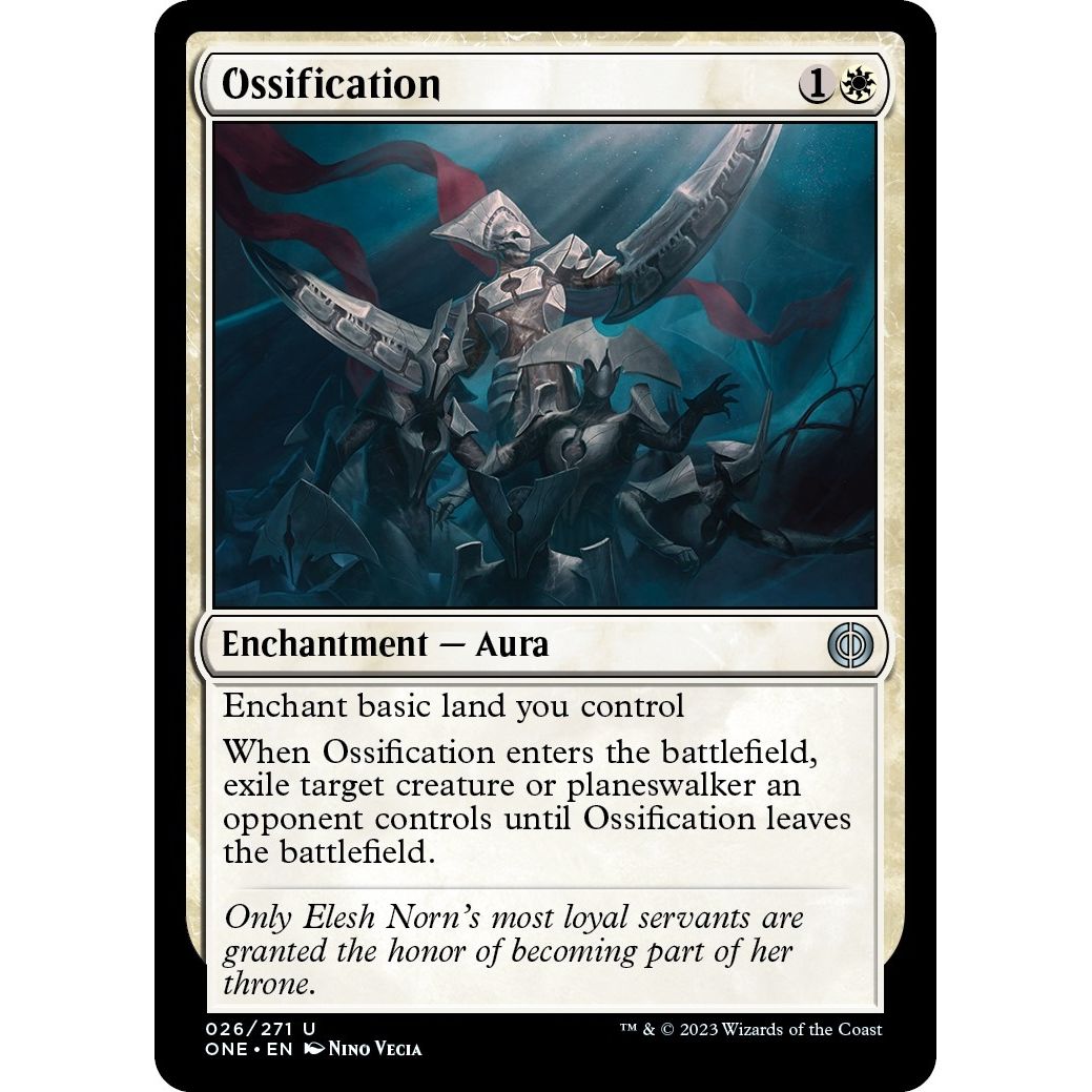 Image for Ossification (26) (ONE) - Magic: The Gathering