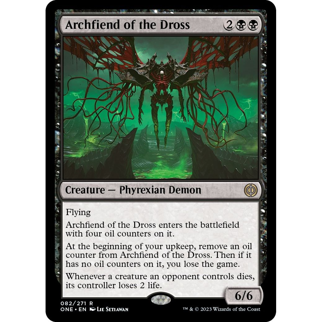 Image for Archfiend of the Dross (82) (ONE) - Magic: The Gathering