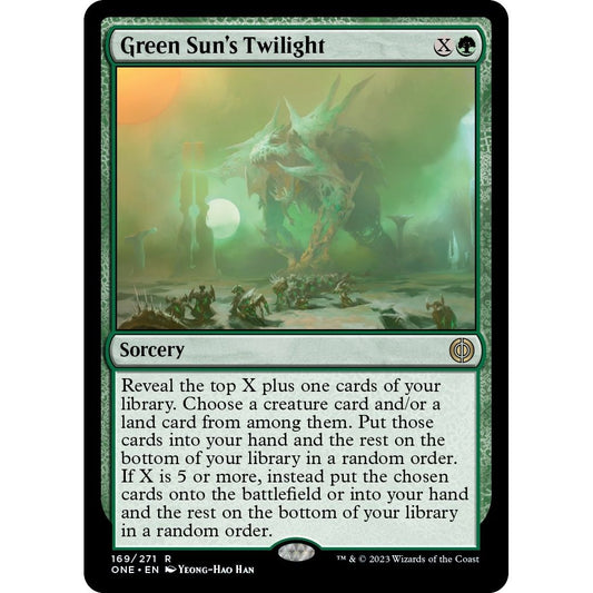 Image for Green Sun's Twilight (169) (ONE) - Magic: The Gathering