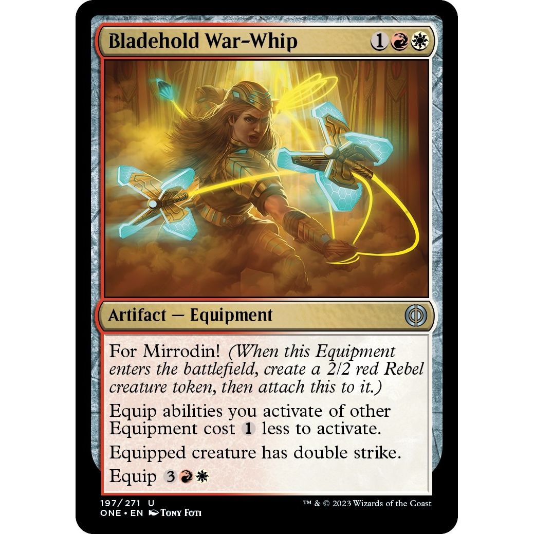 Image for Bladehold War-Whip (197) (ONE) - Magic: The Gathering