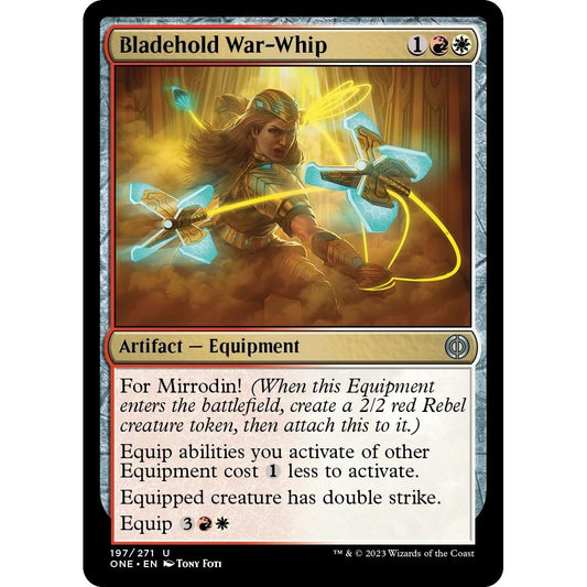 Image for Bladehold War-Whip (197) (ONE) - Magic: The Gathering