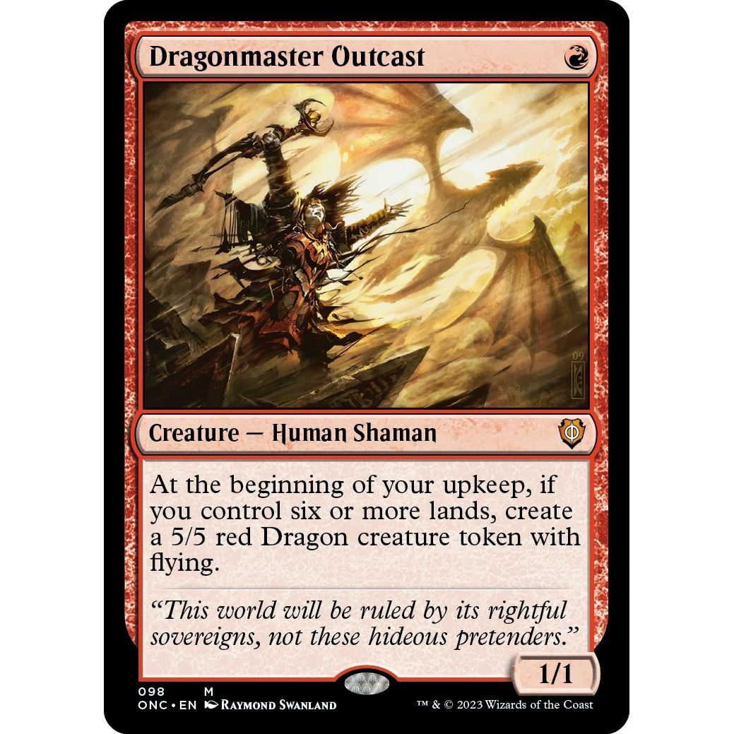 Image for Dragonmaster Outcast (98) (ONC) - Magic: The Gathering