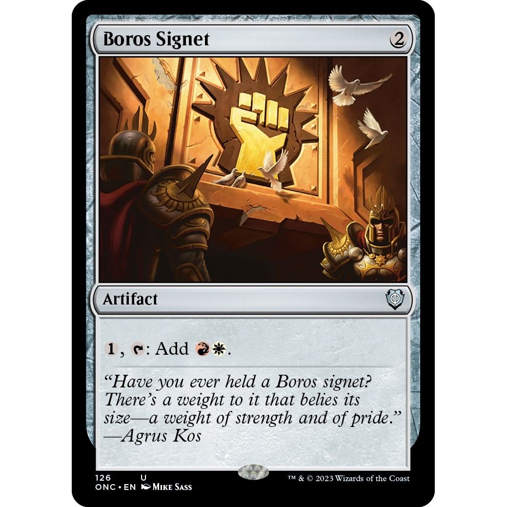 Image for Boros Signet (126) (ONC) - Magic: The Gathering