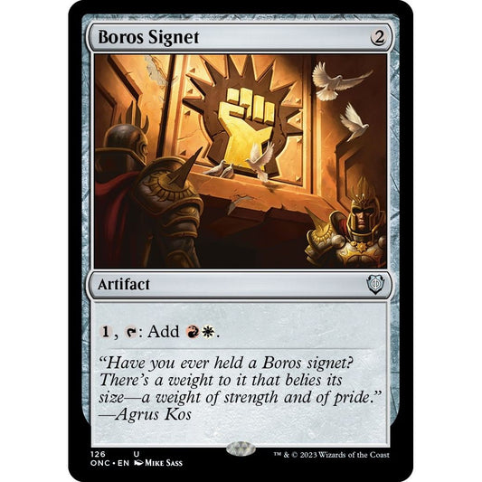 Image for Boros Signet (126) (ONC) - Magic: The Gathering