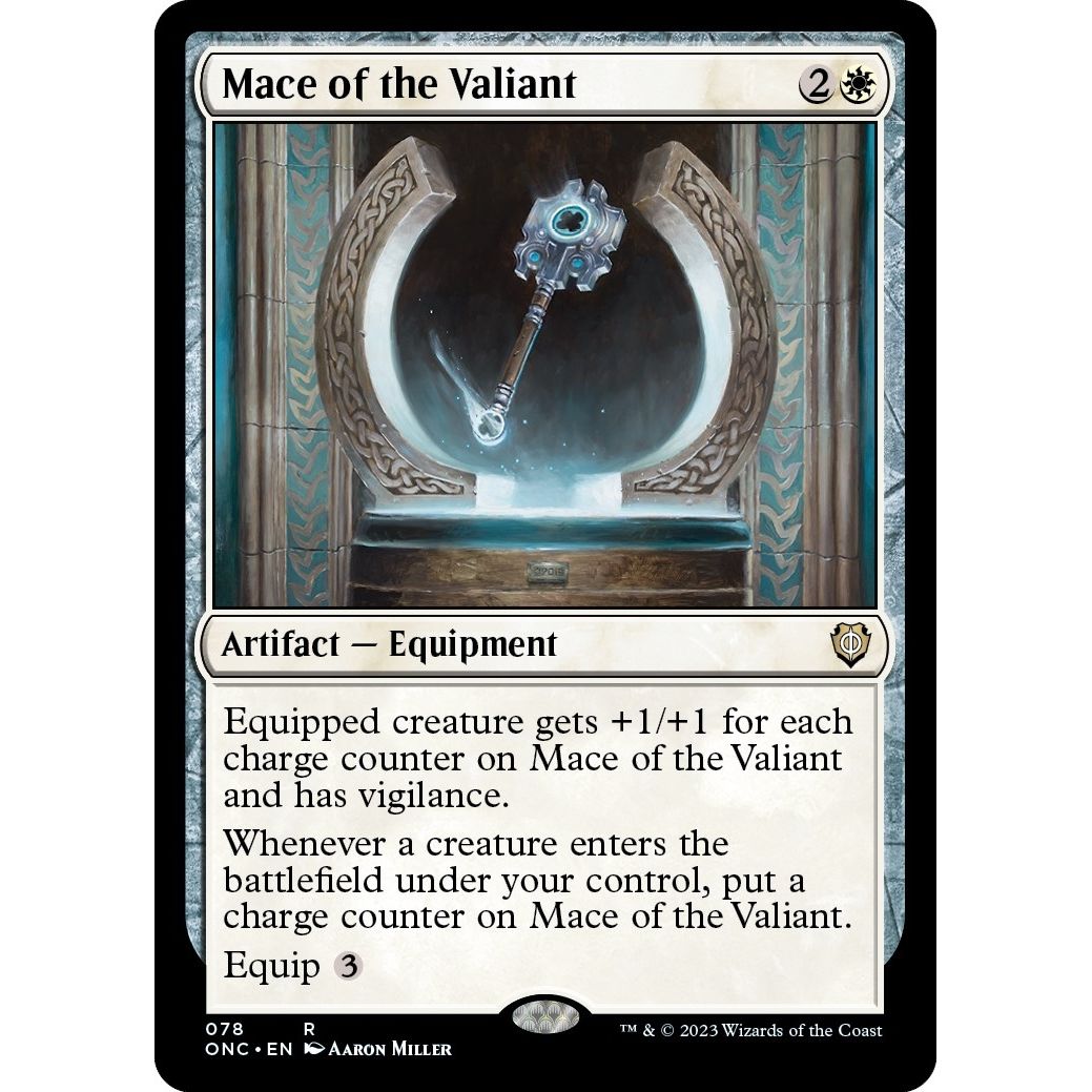 Image for Mace of the Valiant (78) (ONC) - Magic: The Gathering