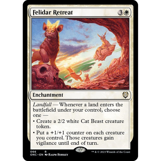 Image for Felidar Retreat (66) (ONC) - Magic: The Gathering