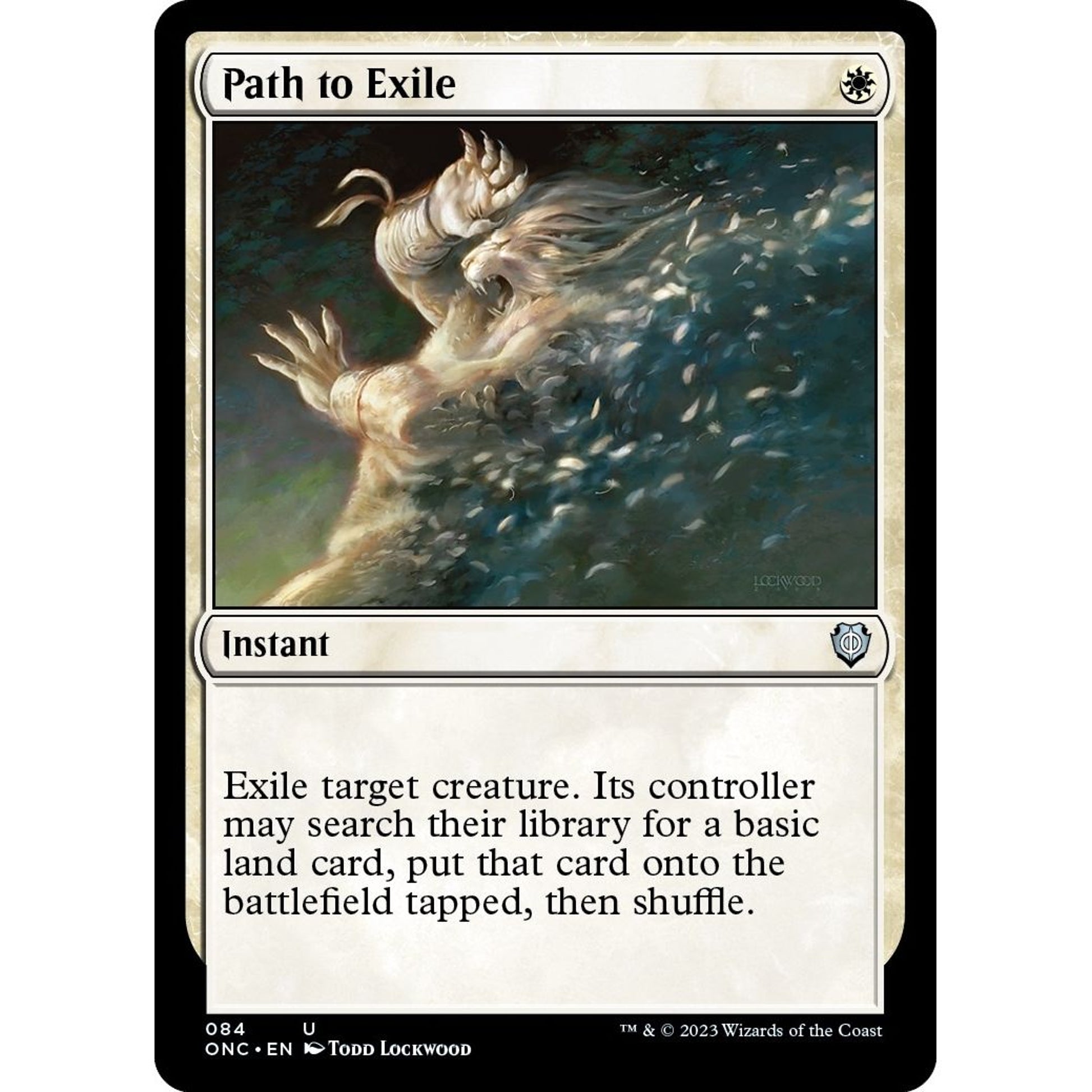 Image for Path to Exile (84) (ONC) - Magic: The Gathering