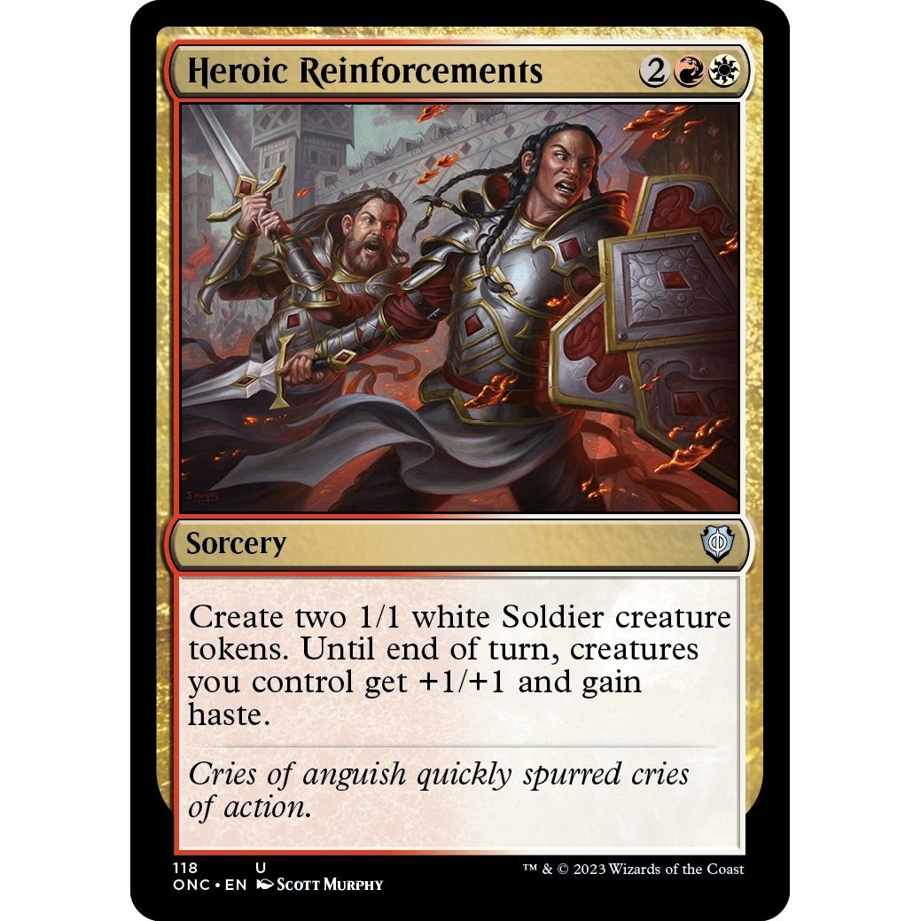 Image for Heroic Reinforcements (118) (ONC) - Magic: The Gathering
