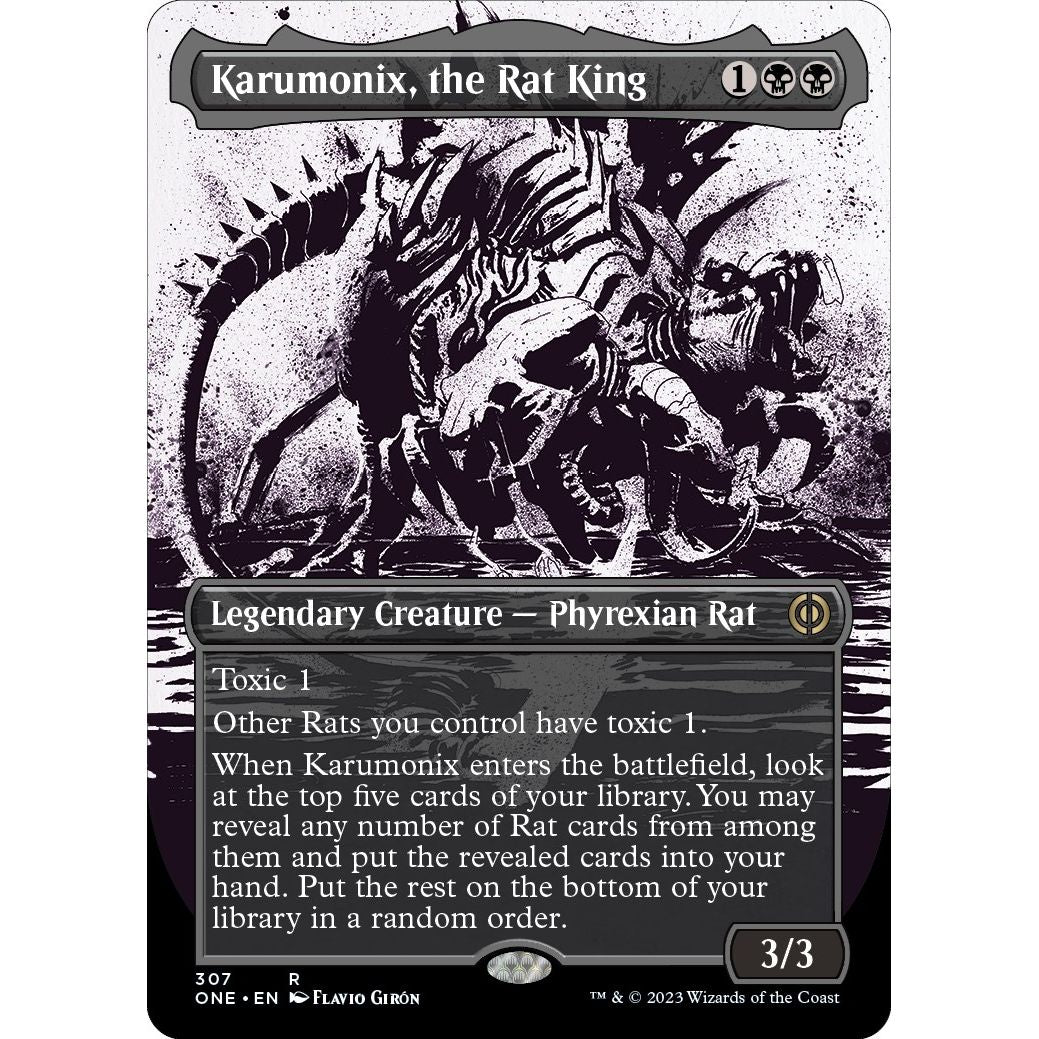 Image for Karumonix, the Rat King (Showcase) (307) (ONE) - Magic: The Gathering