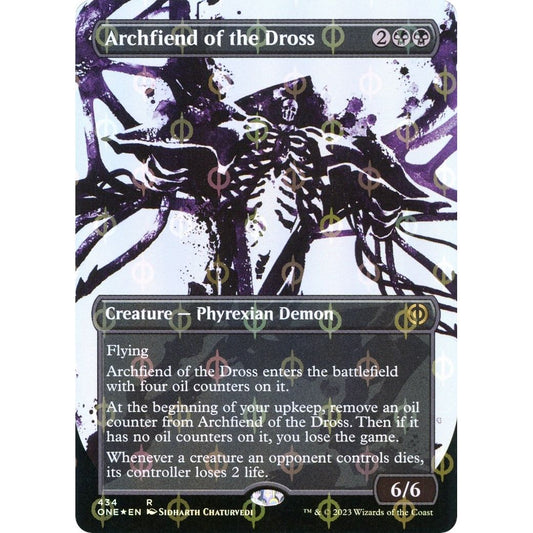 Image for Archfiend of the Dross (Showcase) (Step-and-Compleat Foil) (434) (ONE) - Magic: The Gathering