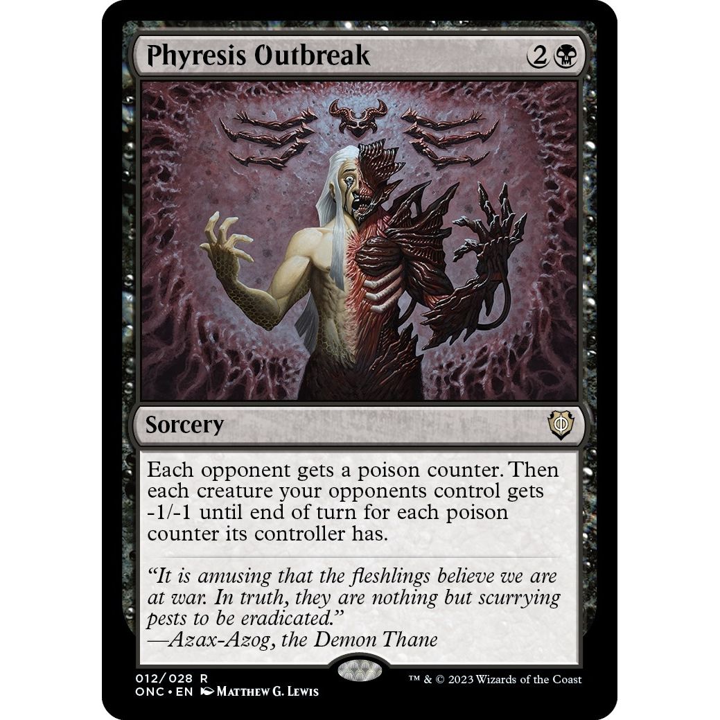 Image for Phyresis Outbreak (12) (ONC) - Magic: The Gathering