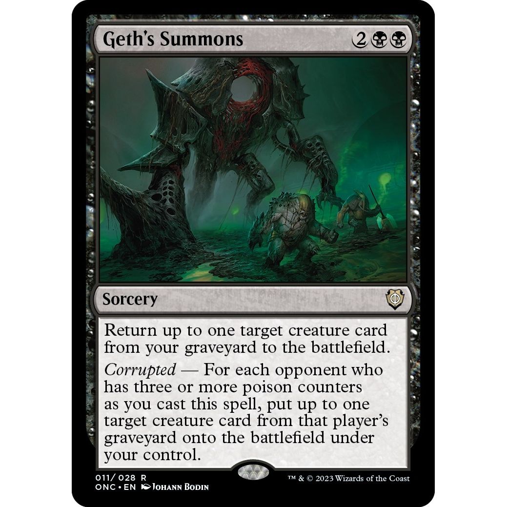 Image for Geth's Summons (11) (ONC) - Magic: The Gathering