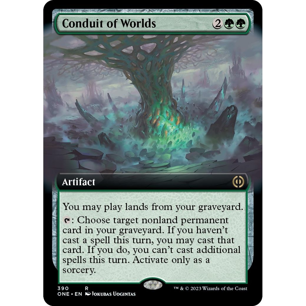 Image for Conduit of Worlds (Extended Art) (390) (ONE) - Magic: The Gathering