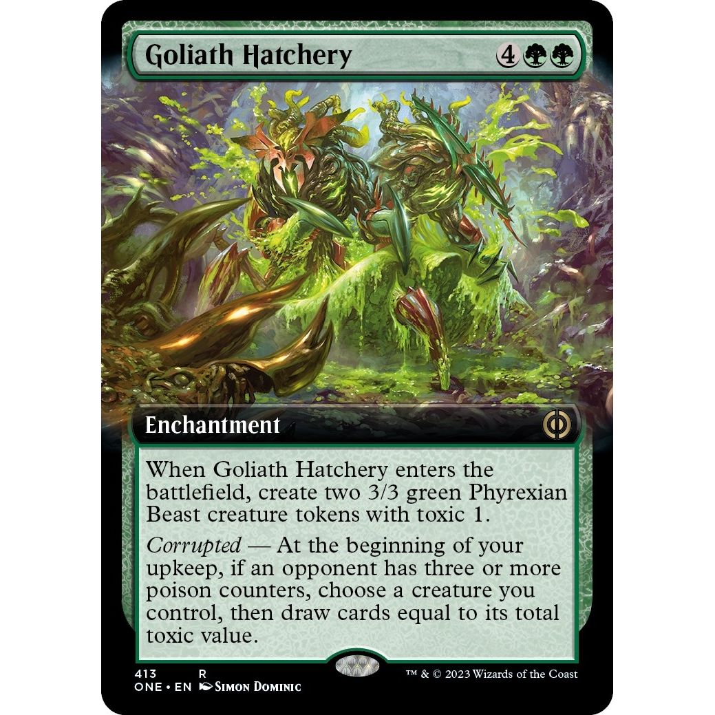 Image for Goliath Hatchery (Extended Art) (413) (ONE) - Magic: The Gathering