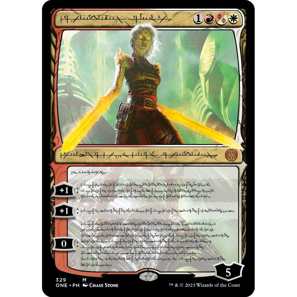 Image for Nahiri, the Unforgiving (Phyrexian) (329) (ONE) - Magic: The Gathering