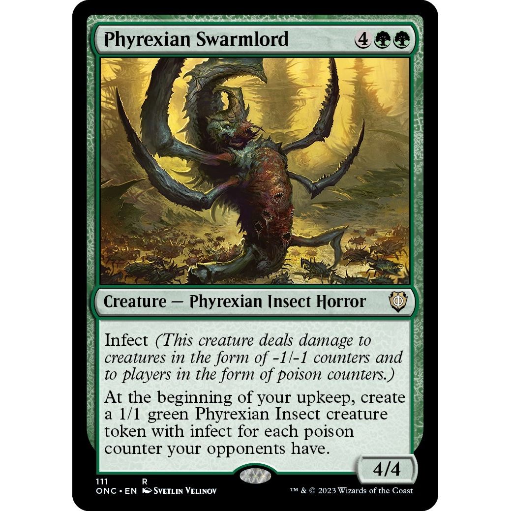 Image for Phyrexian Swarmlord (111) (ONC) - Magic: The Gathering