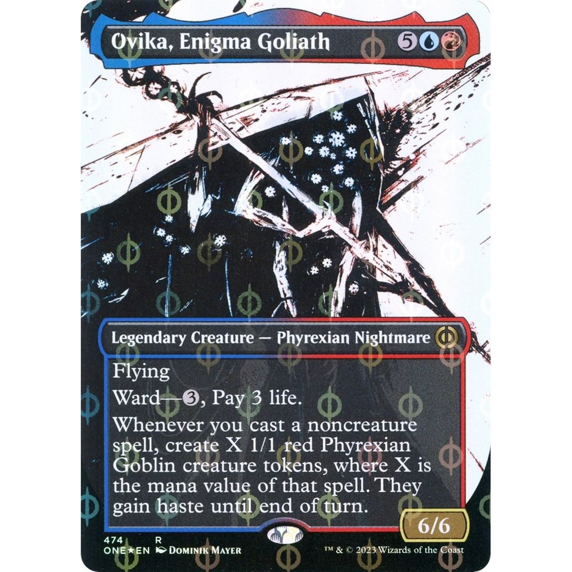 Image for Ovika, Enigma Goliath (Showcase) (Step-and-Compleat Foil) (474) (ONE) - Magic: The Gathering