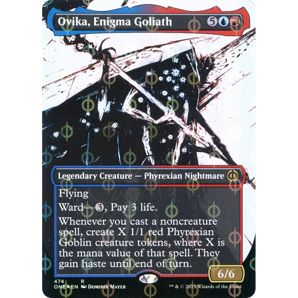 Image for Ovika, Enigma Goliath (Showcase) (Step-and-Compleat Foil) (474) (ONE) - Magic: The Gathering