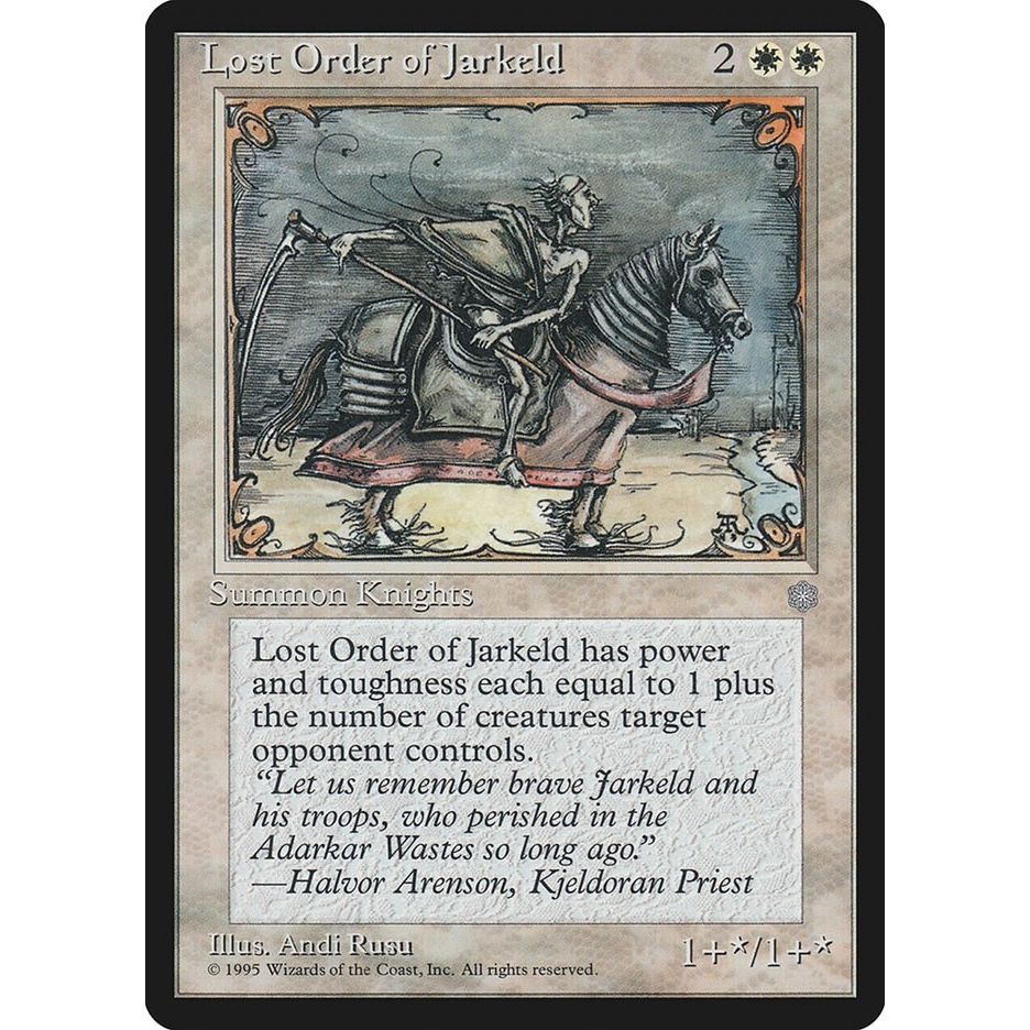 Image for Lost Order of Jarkeld (ICE) - Magic: The Gathering