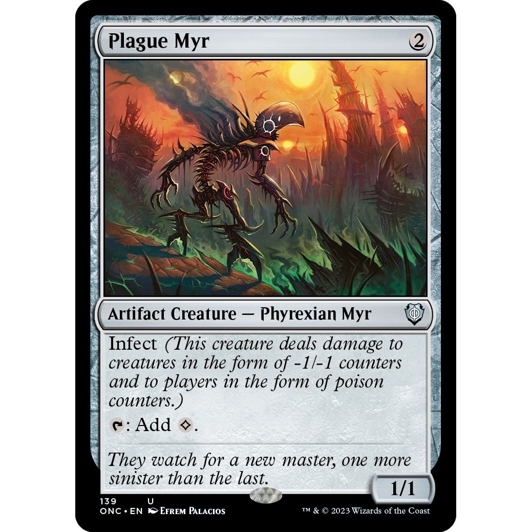 Image for Plague Myr (139) (ONC) - Magic: The Gathering