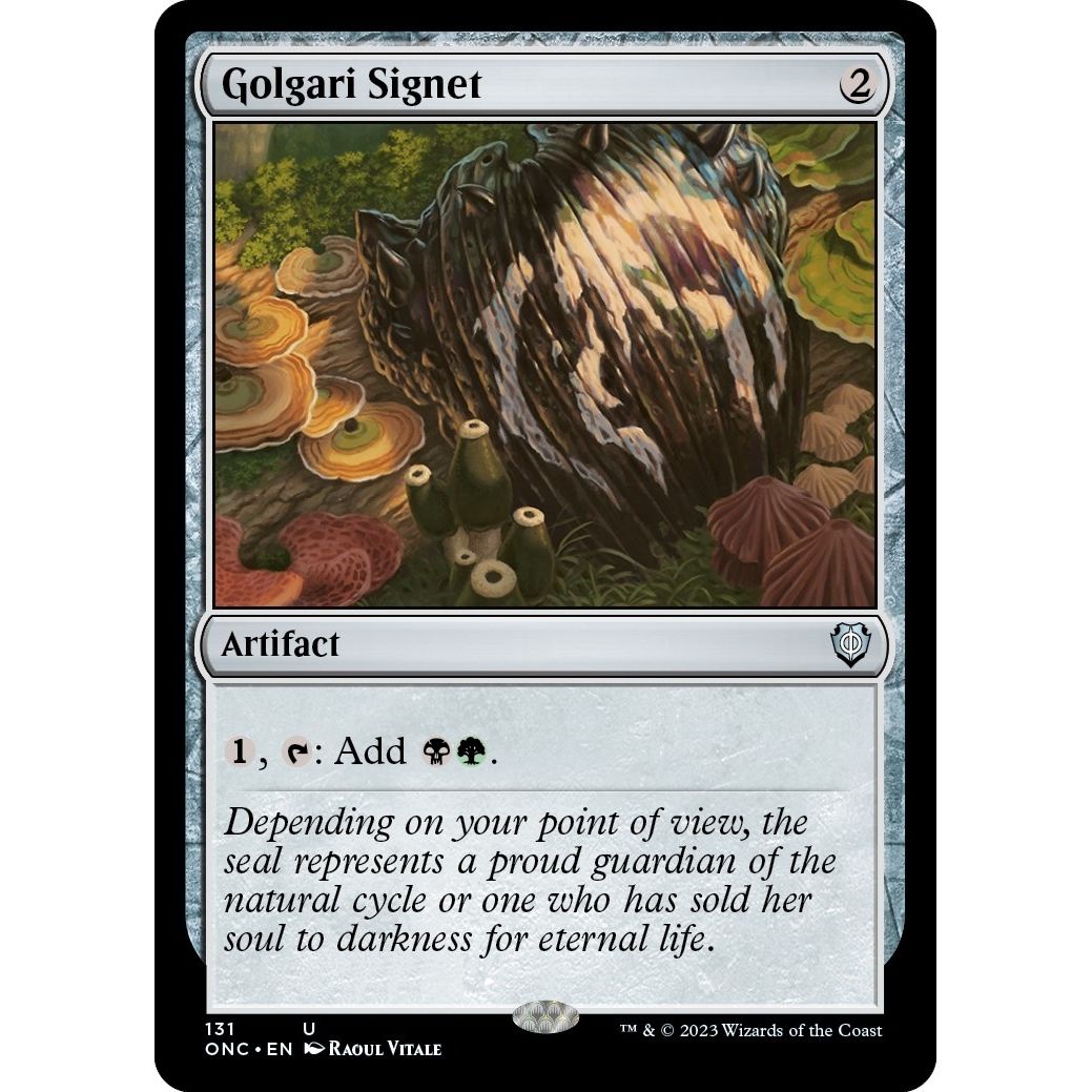 Image for Golgari Signet (131) (ONC) - Magic: The Gathering