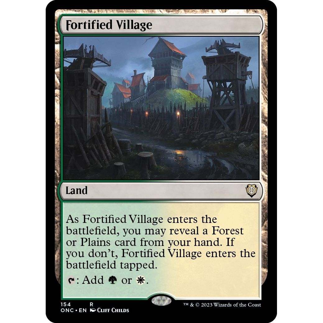 Image for Fortified Village (154) (ONC) - Magic: The Gathering