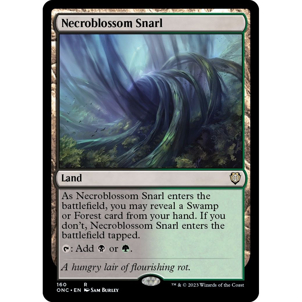 Image for Necroblossom Snarl (160) (ONC) - Magic: The Gathering