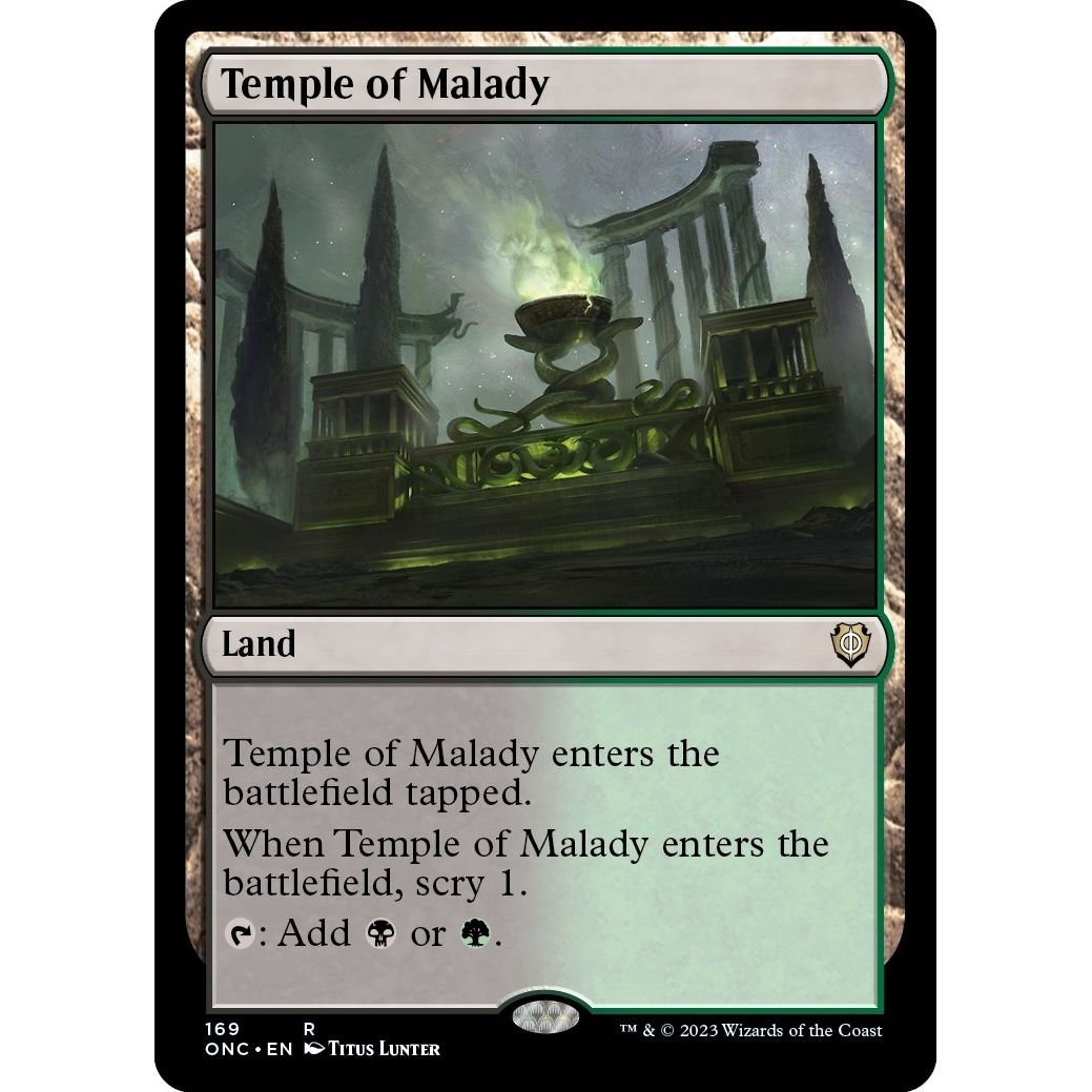 Image for Temple of Malady (169) (ONC) - Magic: The Gathering