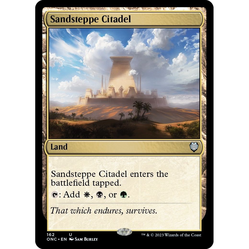 Image for Sandsteppe Citadel (162) (ONC) - Magic: The Gathering