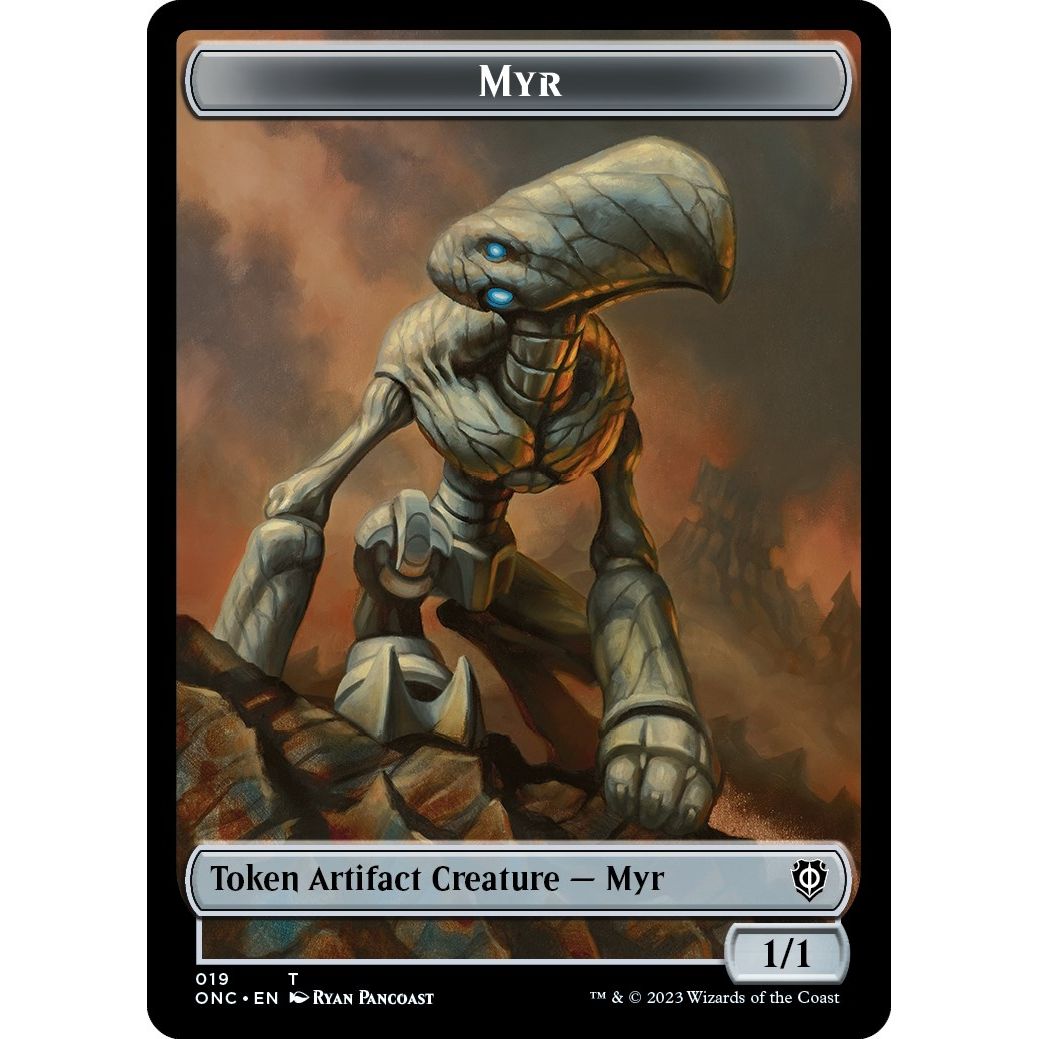 Image for Myr // Thopter Double-Sided Token (19 // 21) (ONC) - Magic: The Gathering