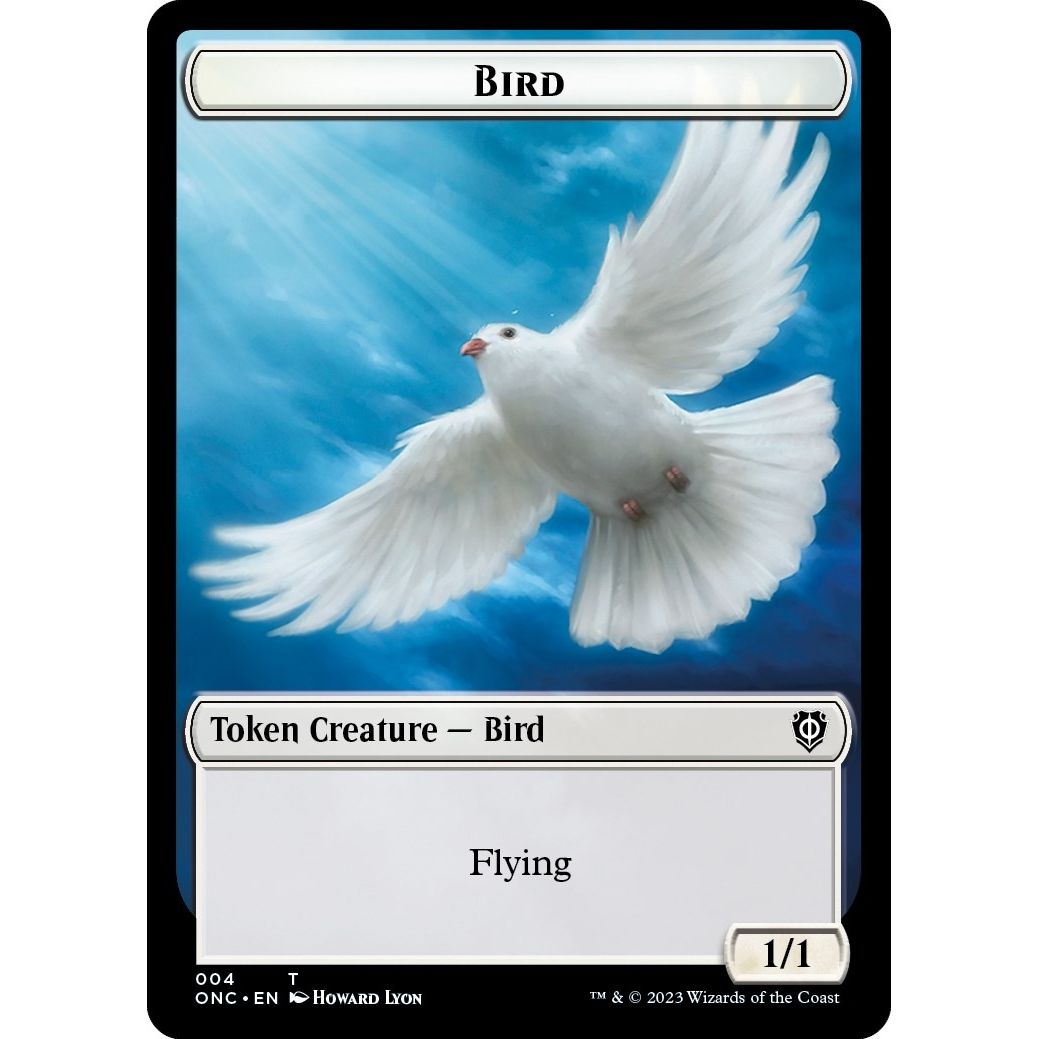Image for Bird // Cat Double-Sided Token (4 // 1) (ONC) - Magic: The Gathering