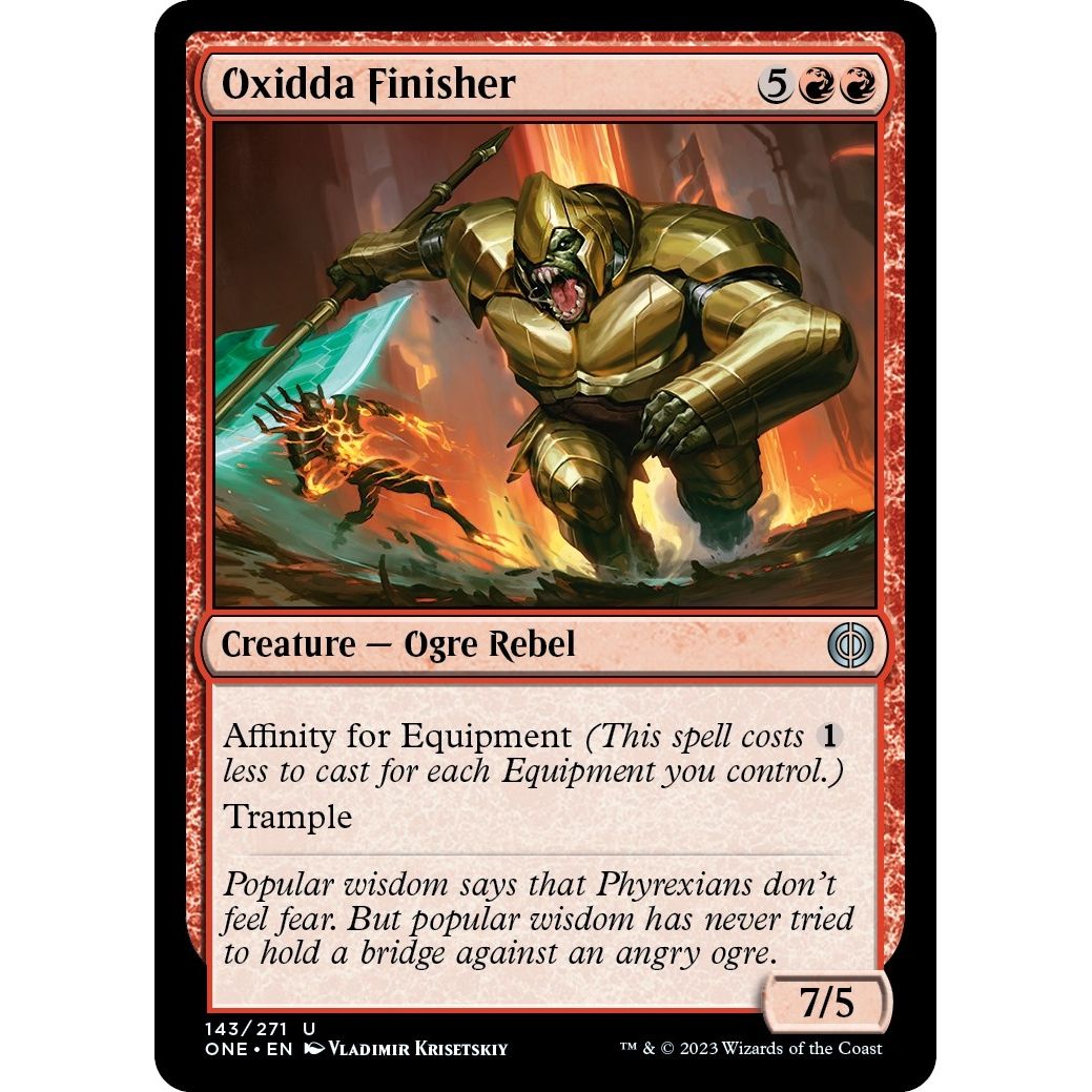 Image for Oxidda Finisher (143) (ONE) - Magic: The Gathering