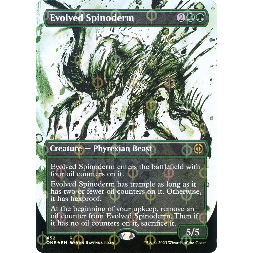 Image for Evolved Spinoderm (Showcase) (Step-and-Compleat Foil) (452) (ONE) - Magic: The Gathering