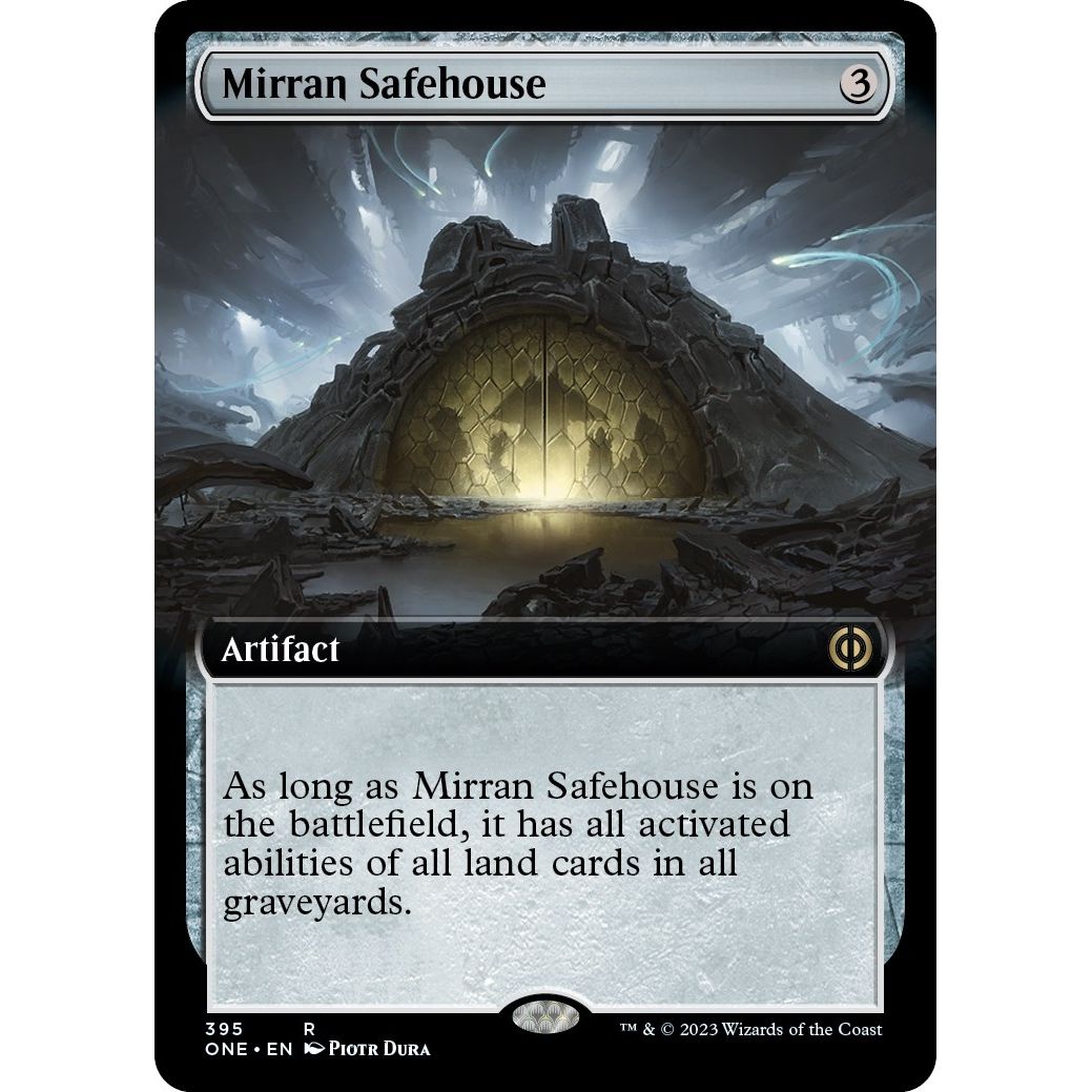 Image for Mirran Safehouse (Extended Art) (395) (ONE) - Magic: The Gathering