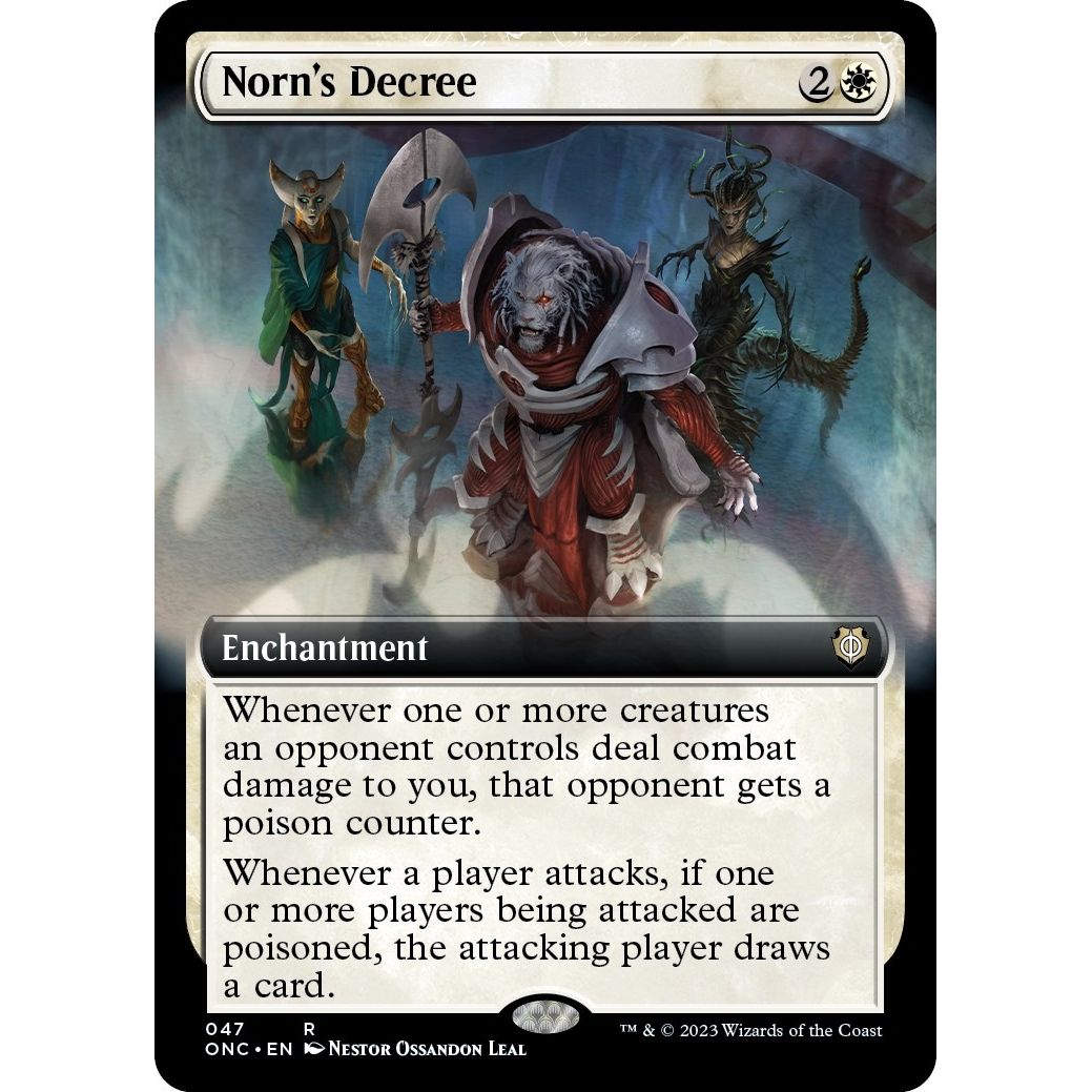 Image for Norn's Decree (Extended Art) (47) (ONC) - Magic: The Gathering