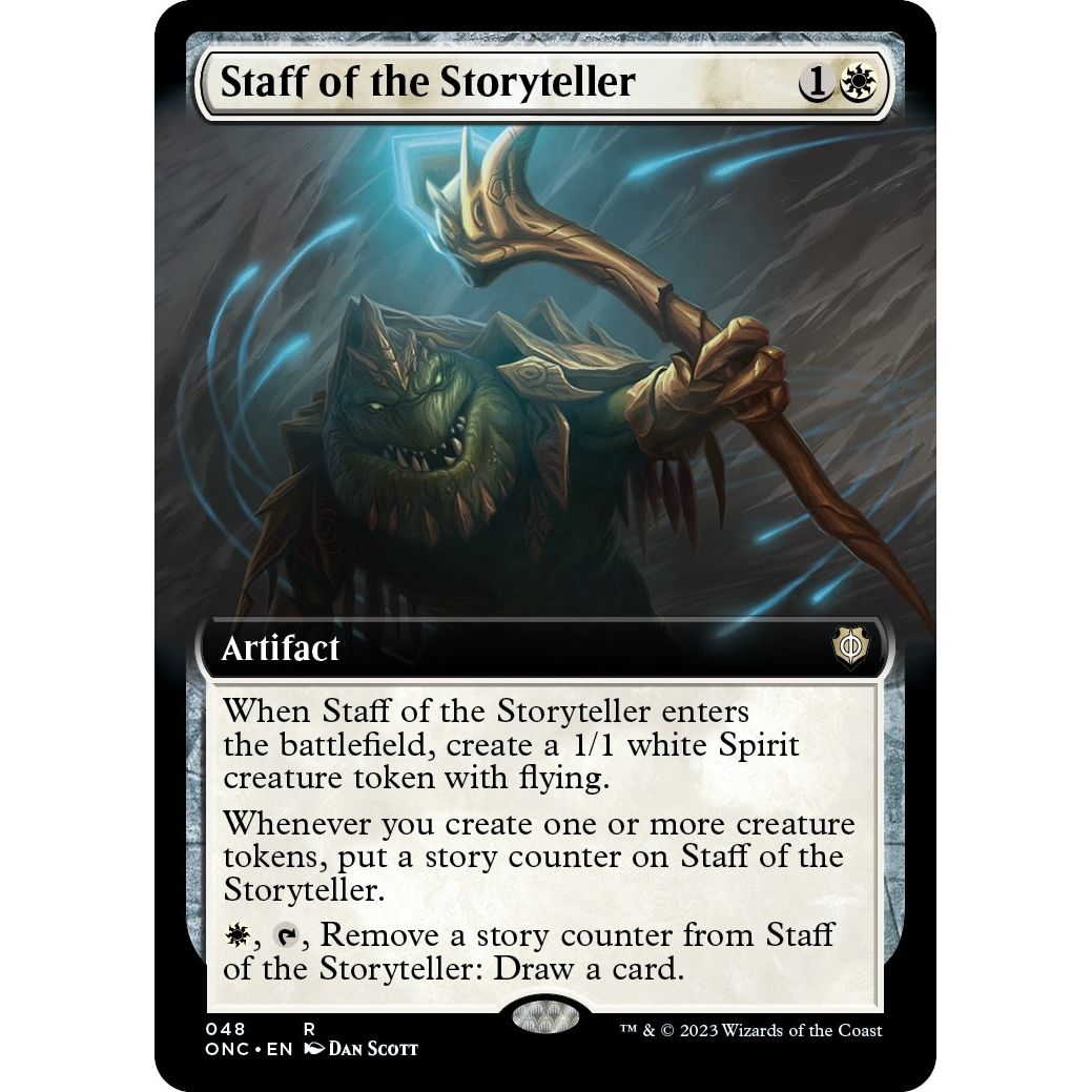 Image for Staff of the Storyteller (Extended Art) (48) (ONC) - Magic: The Gathering