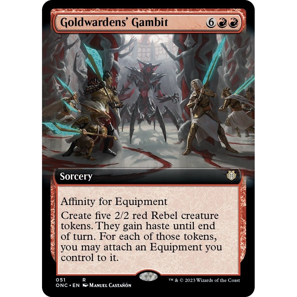 Image for Goldwardens' Gambit (Extended Art) (51) (ONC) - Magic: The Gathering
