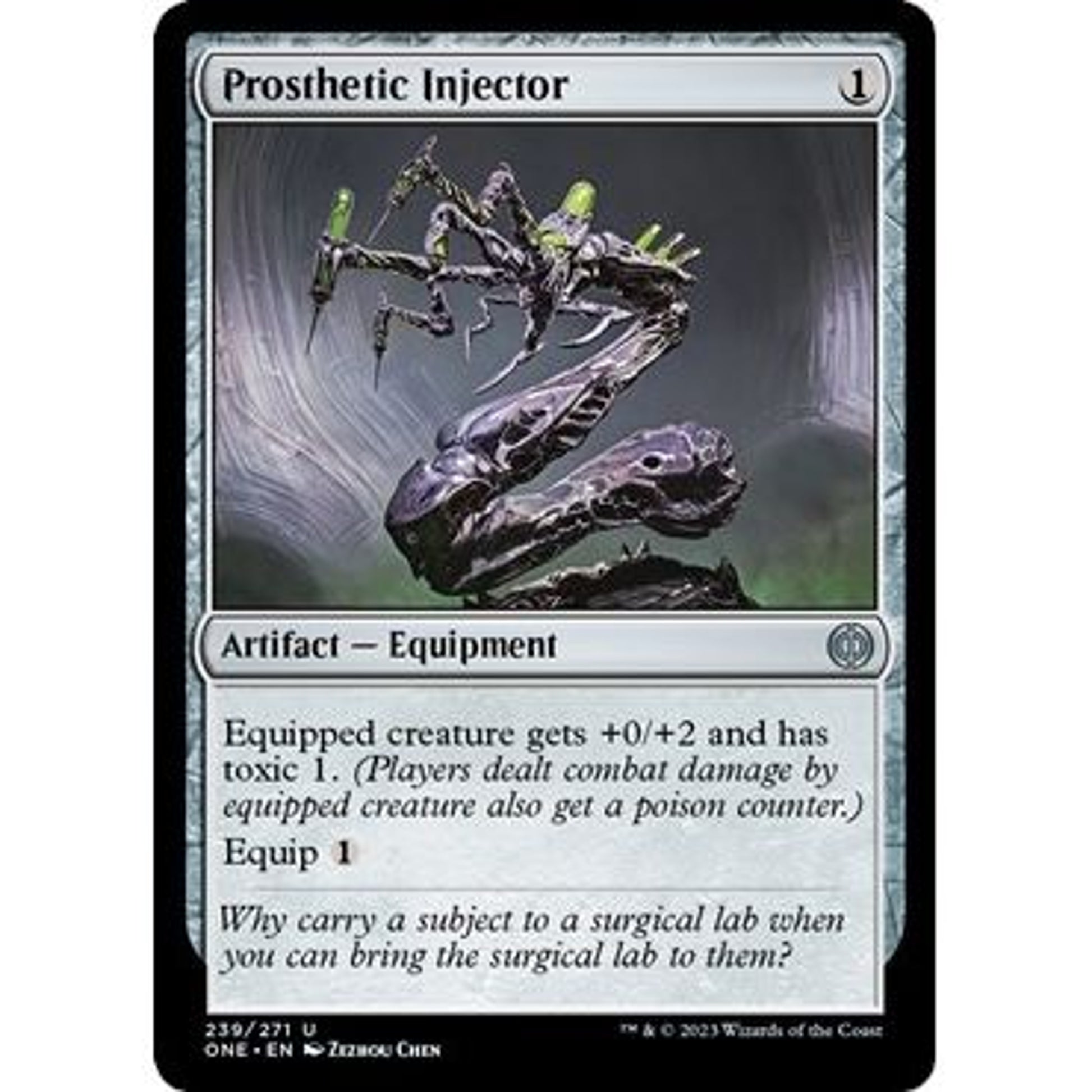 Image for Prosthetic Injector (239) (ONE) - Magic: The Gathering