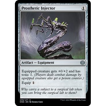 Image for Prosthetic Injector (239) (ONE) - Magic: The Gathering